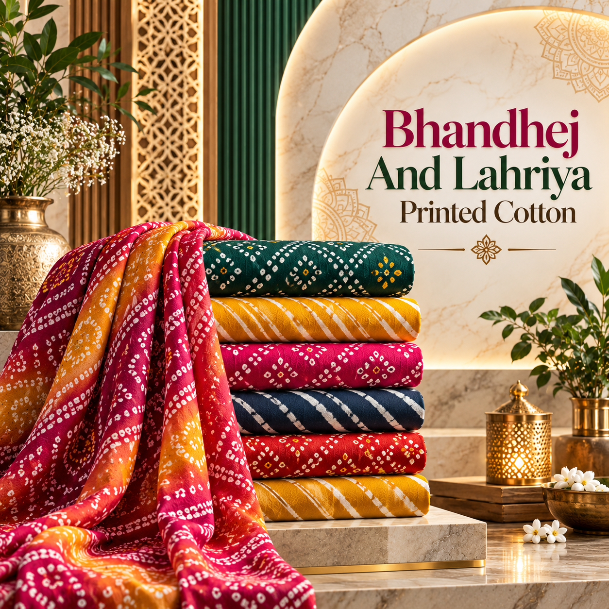 Bhandhej & Lahriya Printed Cotton