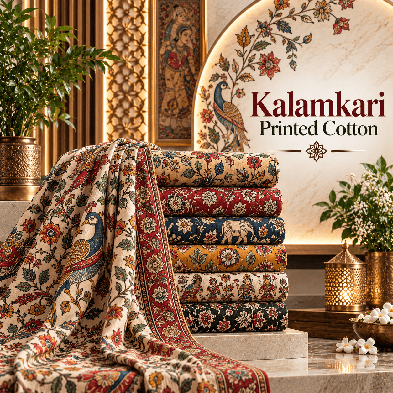 Kalamkari Printed Cotton
