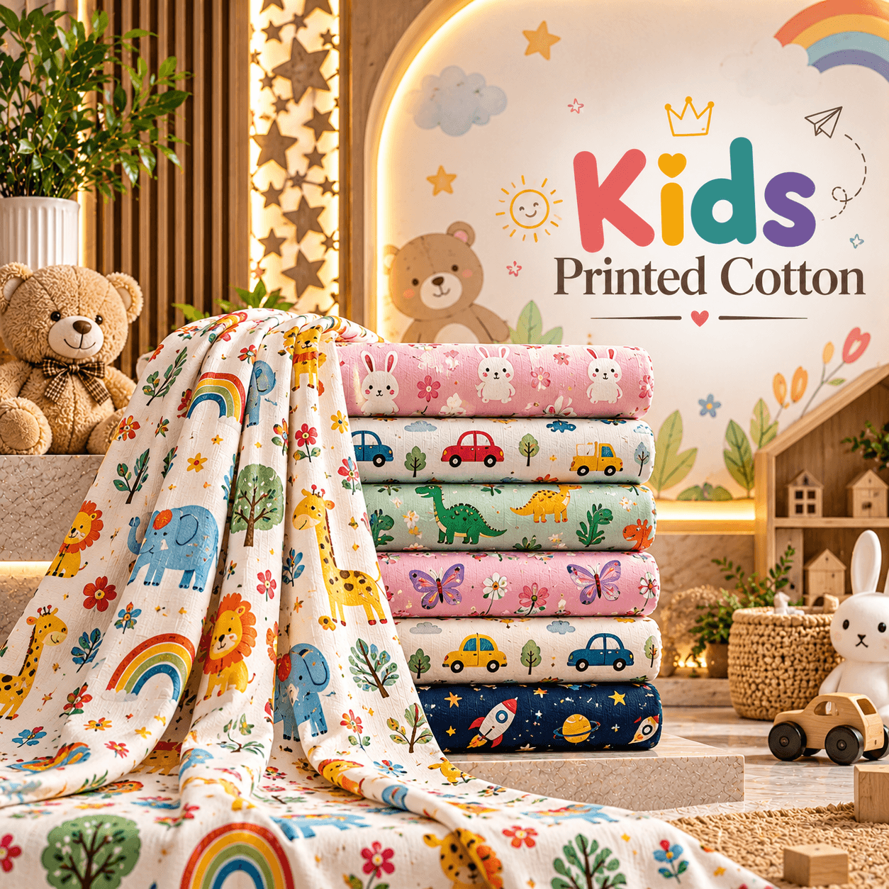 Kids Printed Cotton
