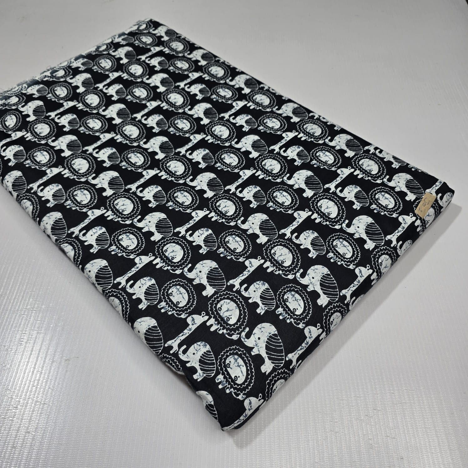 Safari Row Cotton — Noir