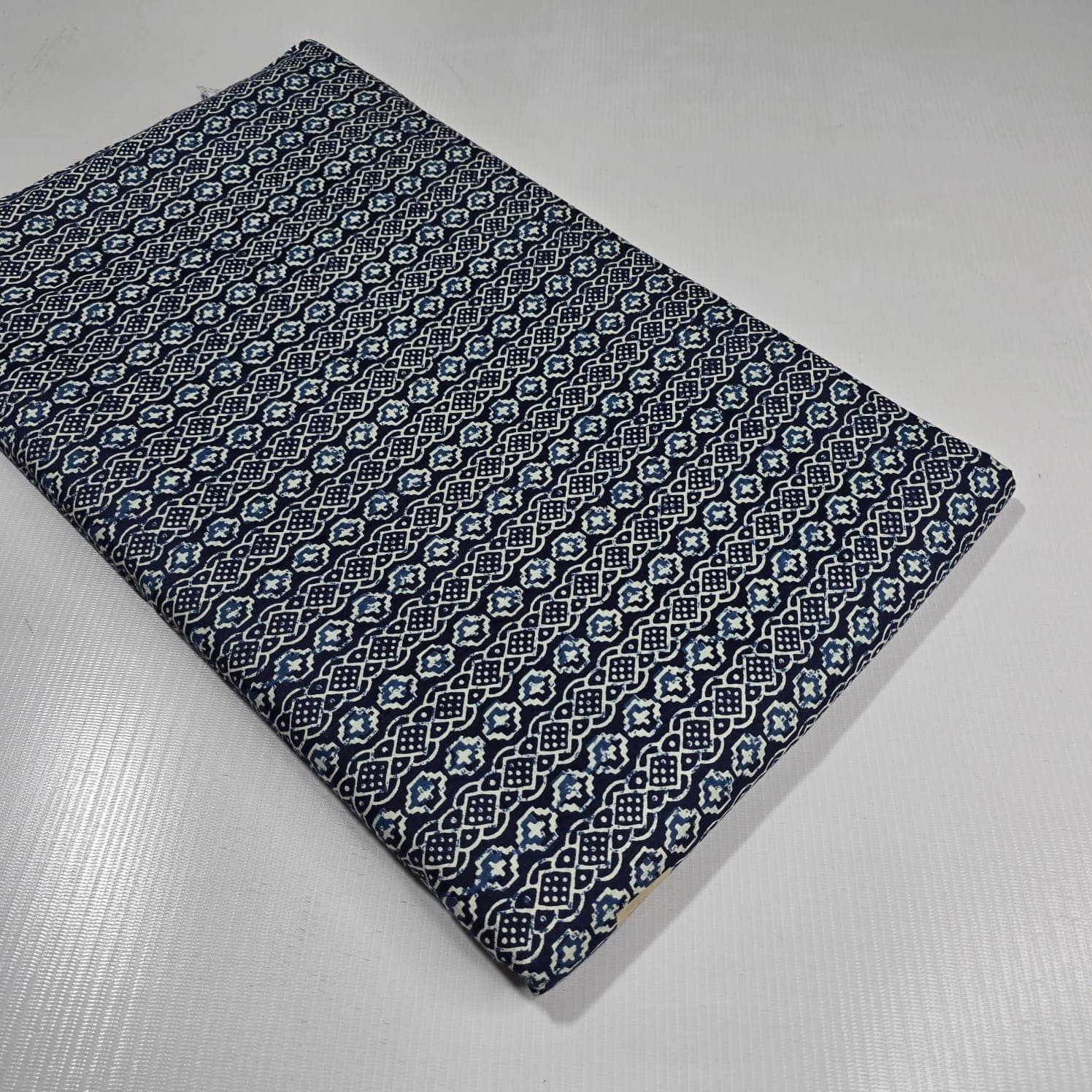 Chainlink Weave Cotton — Navy