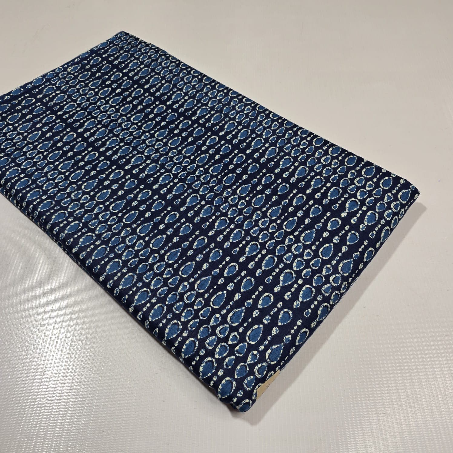 Teardrop Pebble Cotton — Navy
